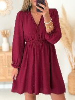 Robe Justine (bordeaux)