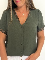 Blouse Coline (kaki)