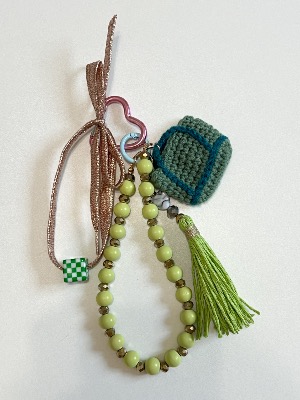 Grigris perles vert