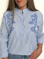 Blouse Perline (bleue)
