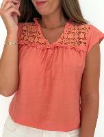 Blouse Lily (corail)