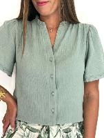 Blouse Julienne (vert amande)
