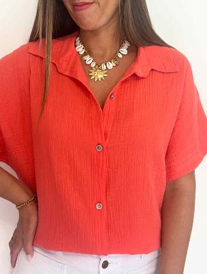 Chemise Anissa (corail)