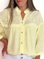 Chemise Elise  (jaune)