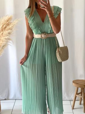 Combi pantalon Giulia (vert d'eau)