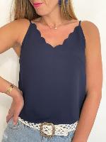 Débardeur Maya (bleu marine)