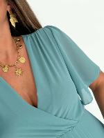 Robe Emilia (céladon)