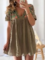 Robe combi Soraya (kaki)