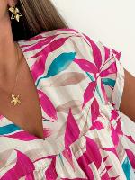 Robe combi Bassillia (rose)