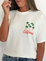 Tee shirt California (blanc)