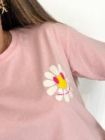 Tee shirt Daisy (rose)