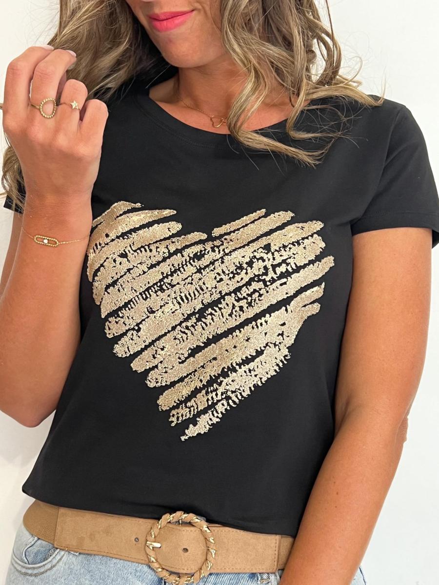 T-shirt Long Desigual Fantaisie Noir Floral – Taille S, Occasion Très Bon état, 100% Viscose