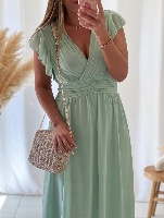Robe Gabriella (vert d’eau)