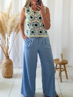 Pantalon Mathys (bleu)