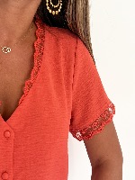 Blouse Coline (corail)