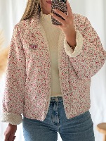 Veste réversible Adriana (écrue) PRÉ COMMANDE (expédition prévue vers le 21/01)