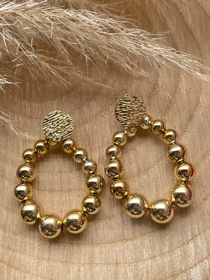 Boucles d’oreilles Lital (doré)