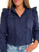 Blouse Doreen (marine)