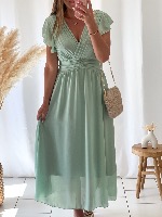 Robe Gabriella (vert d’eau)