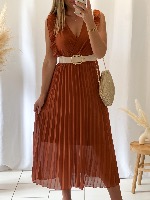 Robe Angèle (terracotta foncé)