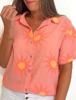 Chemise Ingrid (corail)