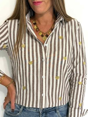 Chemise Sarah (marron)