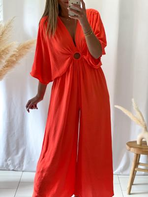 Combi pantalon Léa (corail)