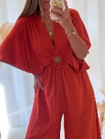 Combi pantalon Léa (rouille)