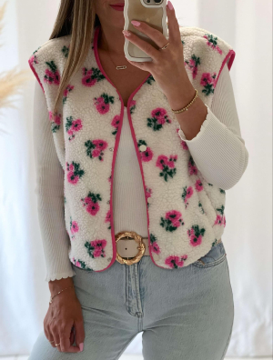 Gilet Zola (Fleuri)