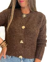 Gilet Tia (Chocolat)