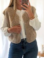 Gilet Zola (taupe)