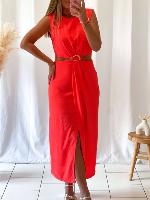 Robe Ornella (corail) 