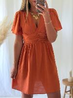 Robe Agnès (brique)