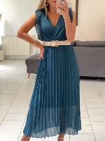 Robe Angèle (Bleu canard)