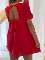 Robe Combi Ophélie (rouge)