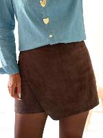 Jupe short Betty (chocolat)
