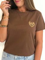 Tee shirt Lucie (chocolat)
