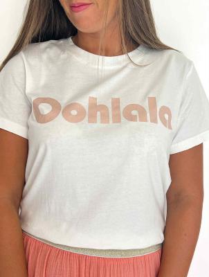 Tee shirt "Oohlala" (rose)