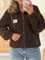 Veste polaire Aria (chocolat)