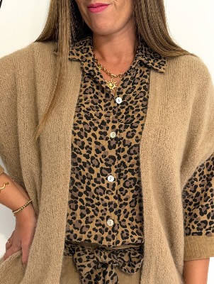Gilet Arthur (camel)