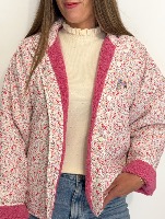 Veste réversible Adriana (rose)