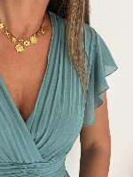 Robe Gabriella (vert céladon)