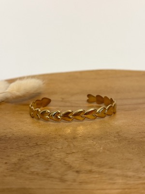 Bracelet jonc Heart