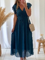 Robe Gabriella (bleu canard)