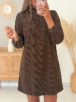 Robe Anouck (chocolat)