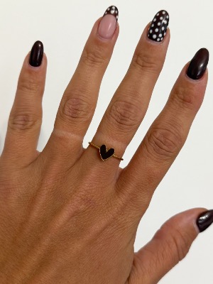 Bague Aria (chocolat)