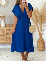 Robe Amalya (bleu roi)