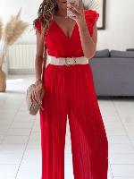 Combi pantalon Giulia (rouge)