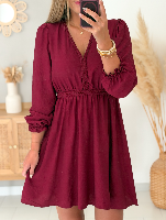 Robe Justine (bordeaux)
