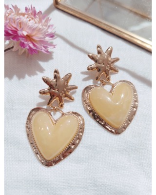 Boucles d’oreilles Blandine (jaine)